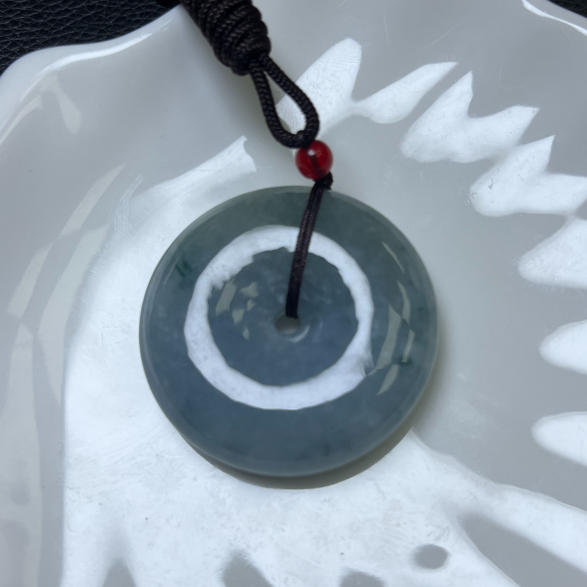 翡翠大平安扣T91508多样性发货