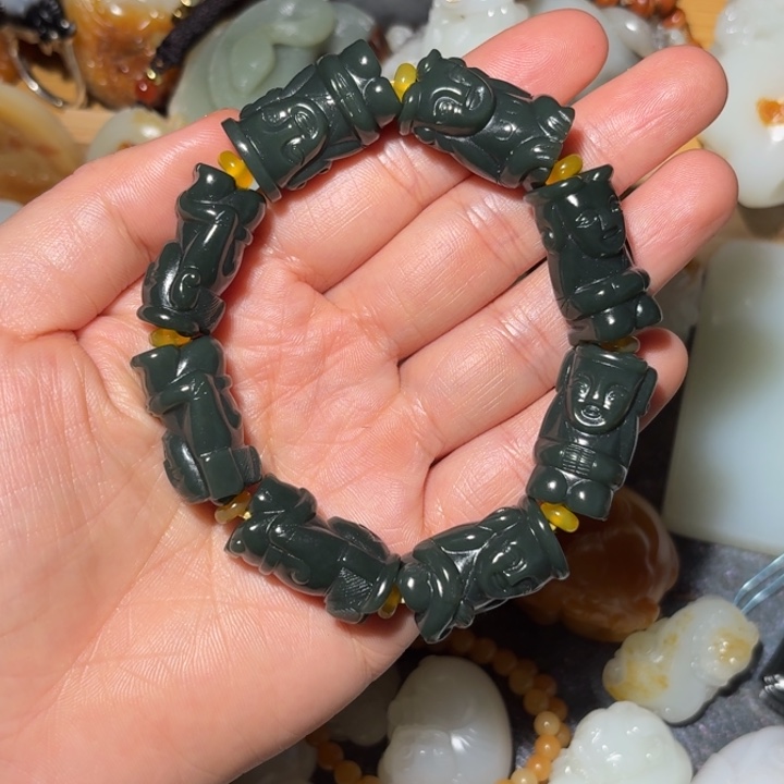 和田玉（白玉）戒指未镶嵌