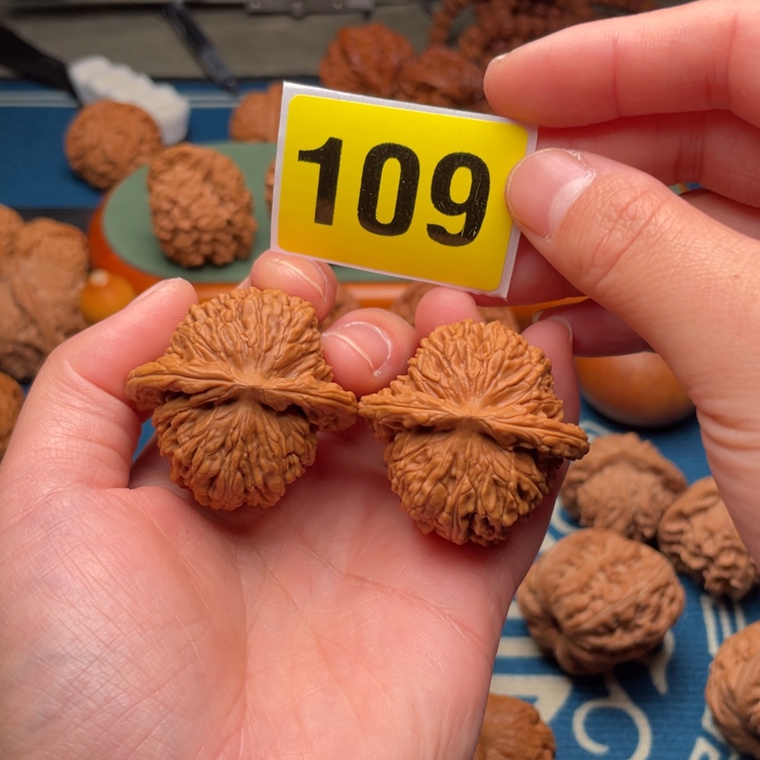 吊坠文玩核桃39全品汗高楼109号