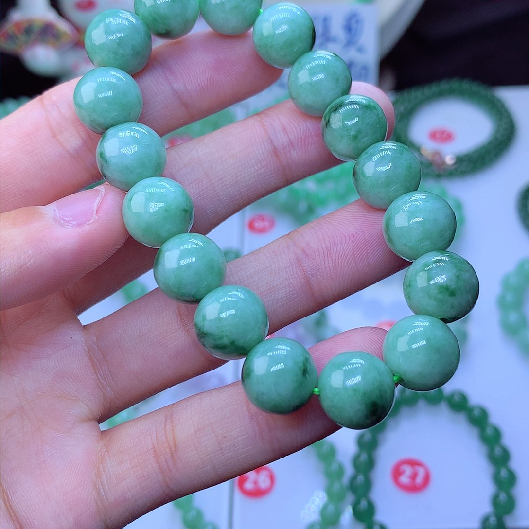 翡翠毛衣链未镶嵌卡12