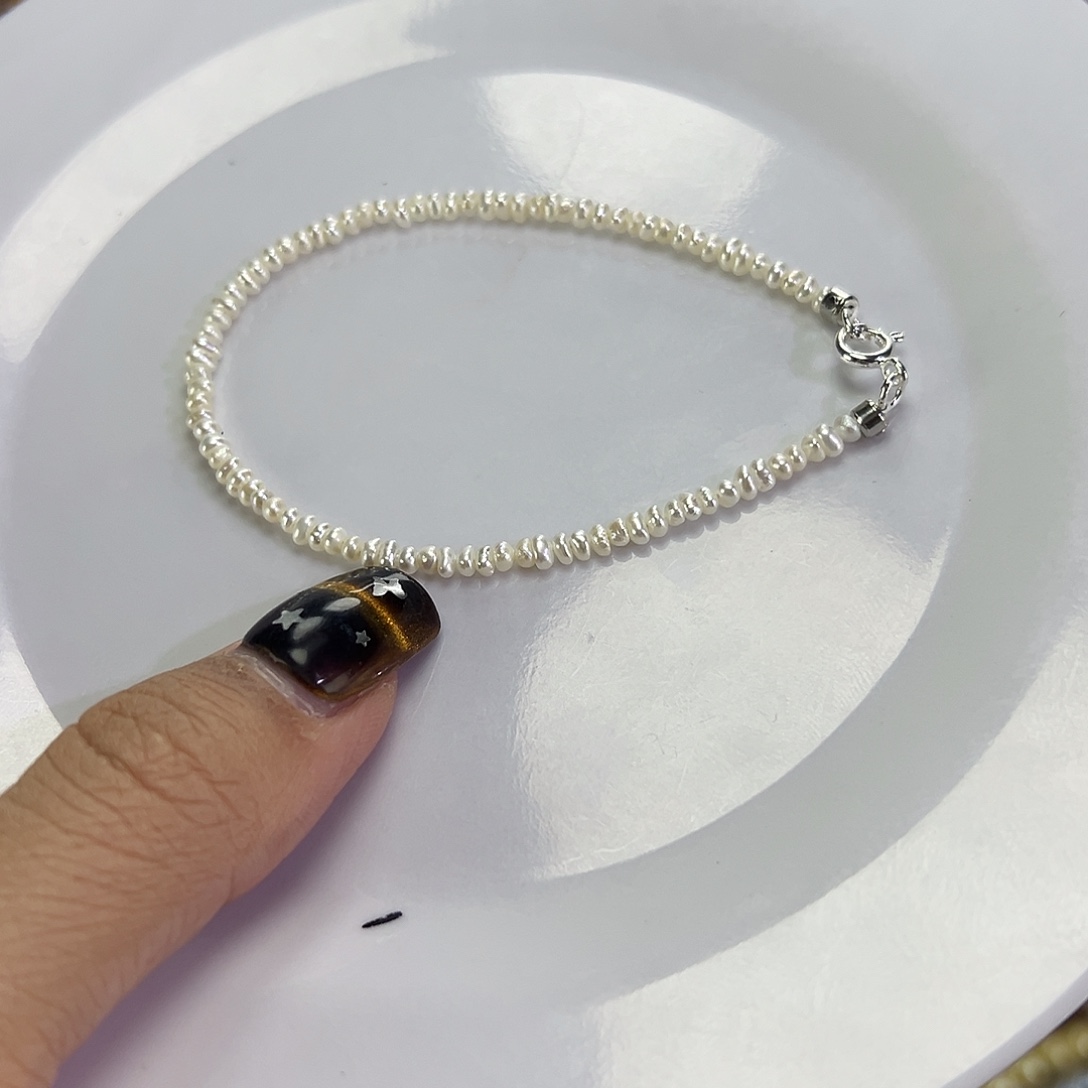 手绳钛钢淡水珍珠