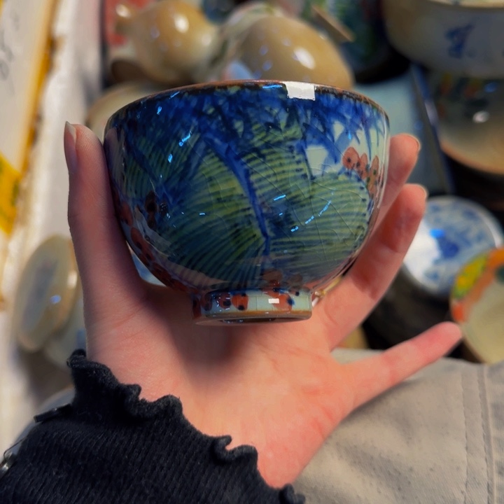 瓷片景德镇陶瓷手工手绘
