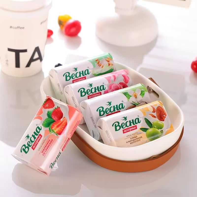 【5块】俄罗斯进口微斯娜·春牌花香味香皂90g