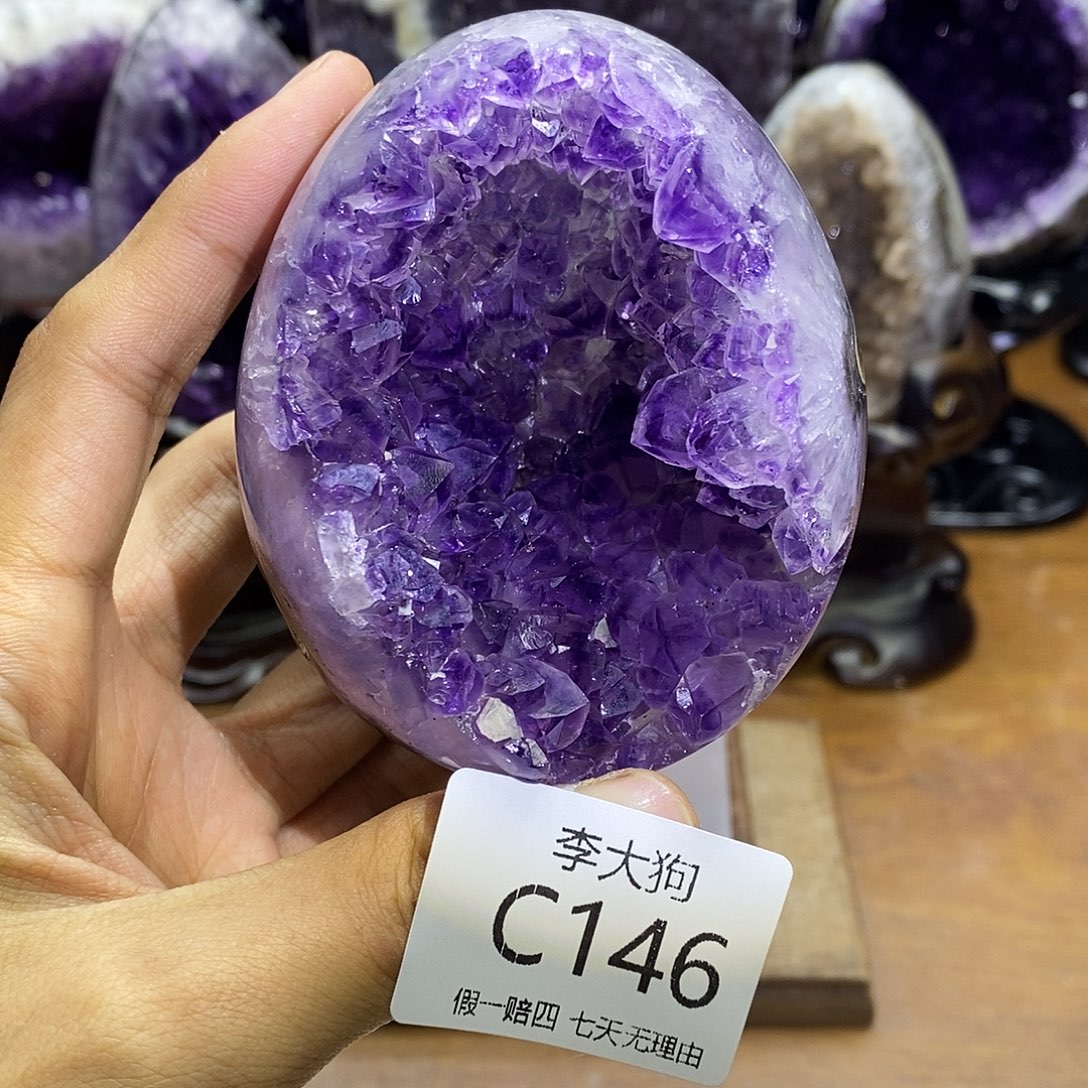 大型摆件（非配饰）紫晶未镶嵌