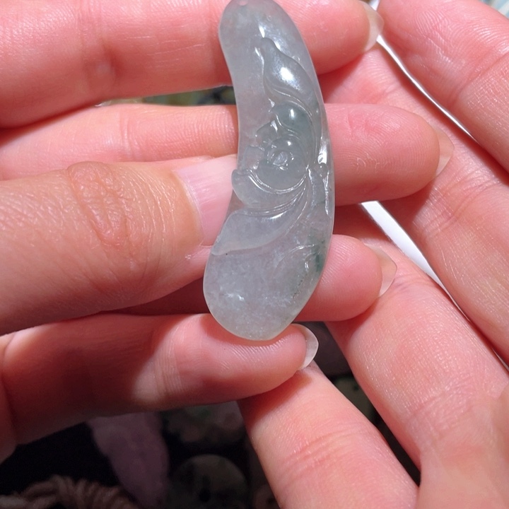 【闪购商品】翡翠颈饰未镶嵌心**成天然翡翠