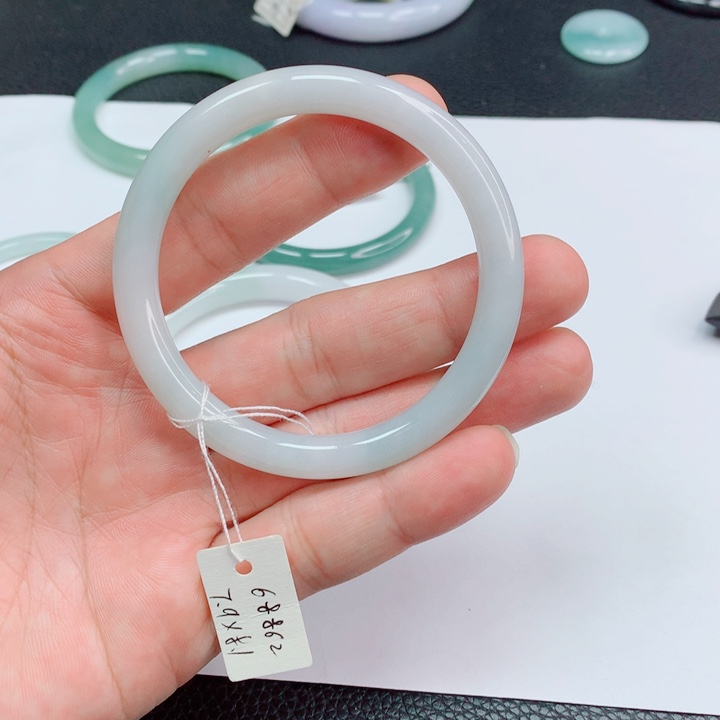 翡翠未镶嵌手镯58-59美人条