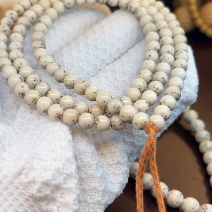 星月菩提吊坠卡6三分之二留白骨瓷白小头条