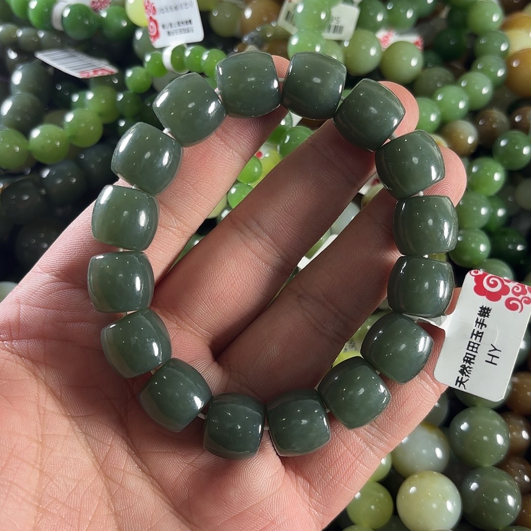 和田玉手链未镶嵌W473