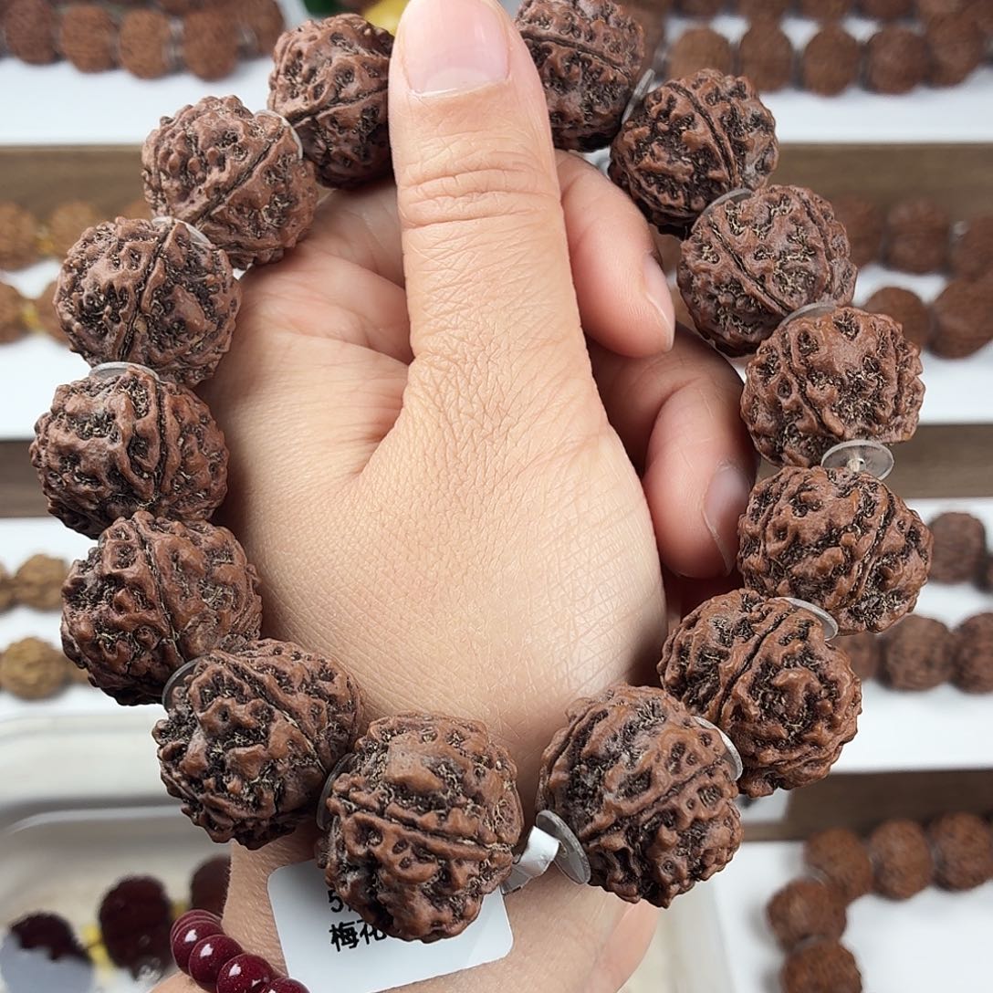 手串金刚菩提原生态精品龙骨梅花