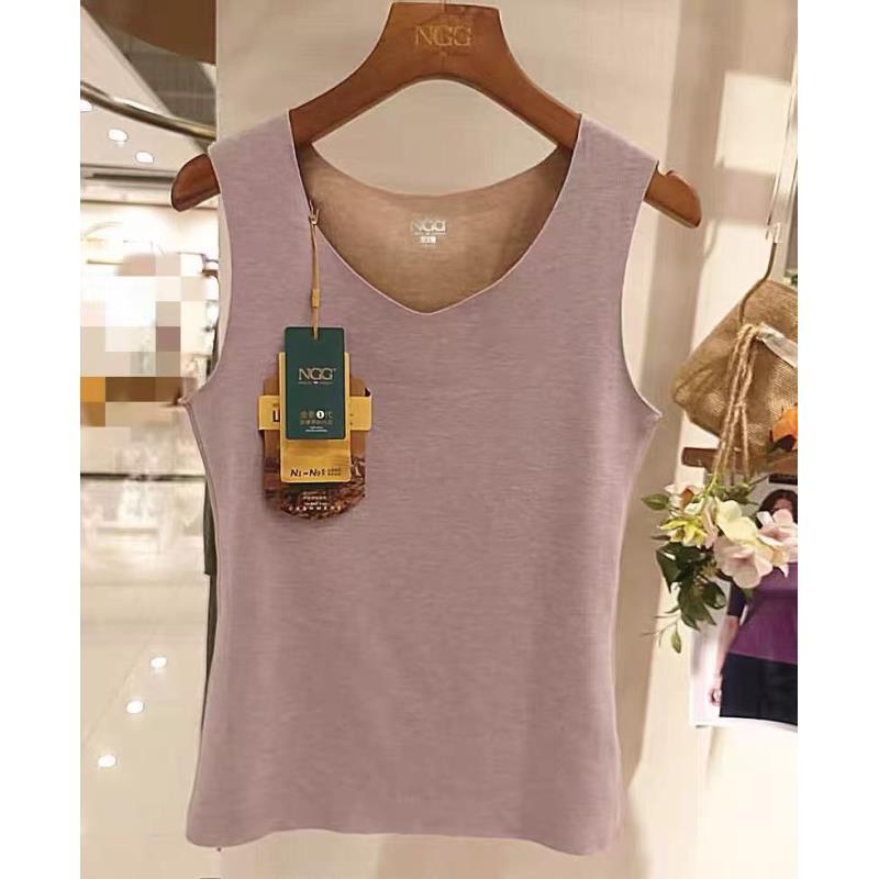 女士高端礼盒无痕铂金蚕丝山羊绒背心