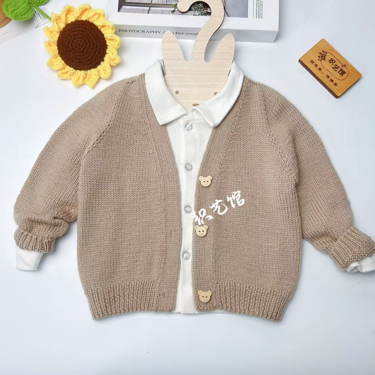 D工厂发货（派派保暖开衫）顶奢100分澳洲美丽诺超细编织纯羊毛线