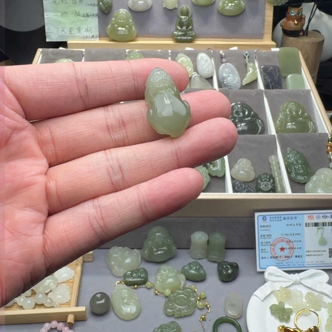 和田玉颈饰未镶嵌