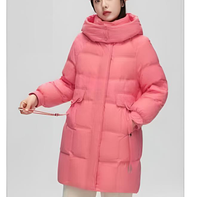 超好看羽绒服女中长款2025冬季新款时尚洋气显瘦爆款90白鸭绒外套