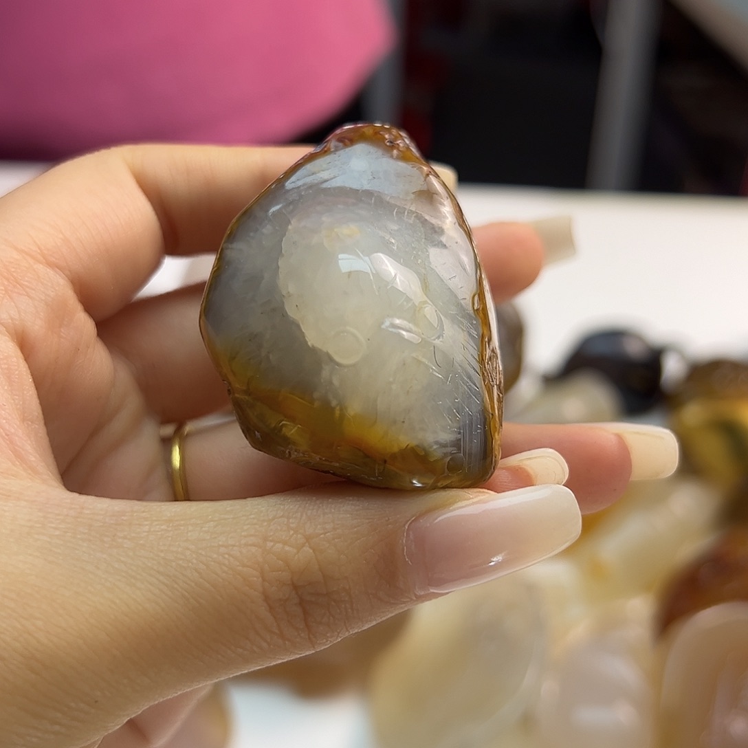 玛瑙/玉髓未镶嵌颈饰