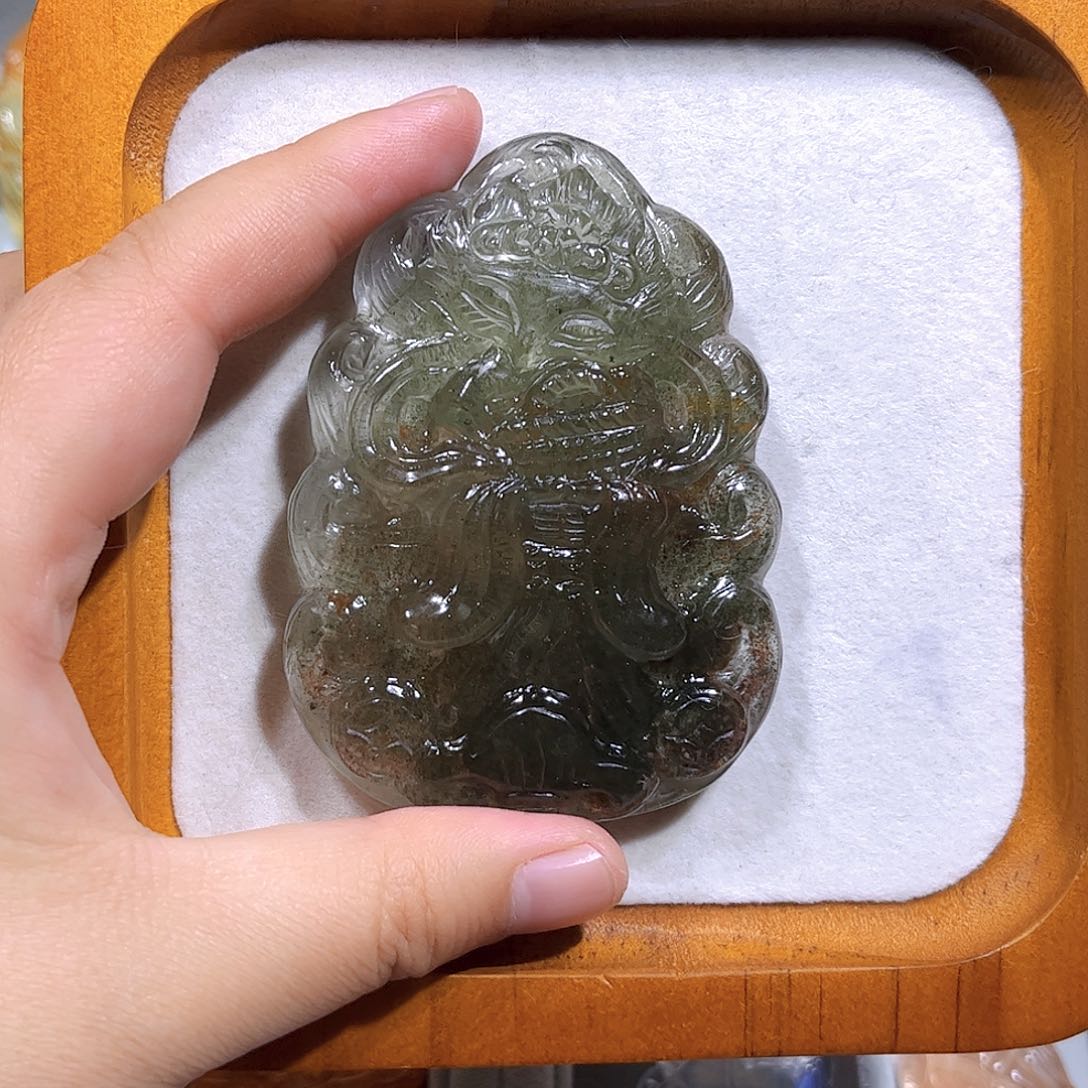 水晶吊坠(不含链)未镶嵌