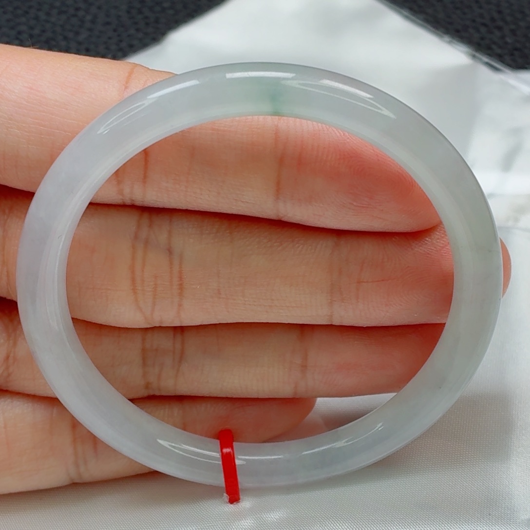 翡翠手镯未镶嵌冰底起光小灯泡001