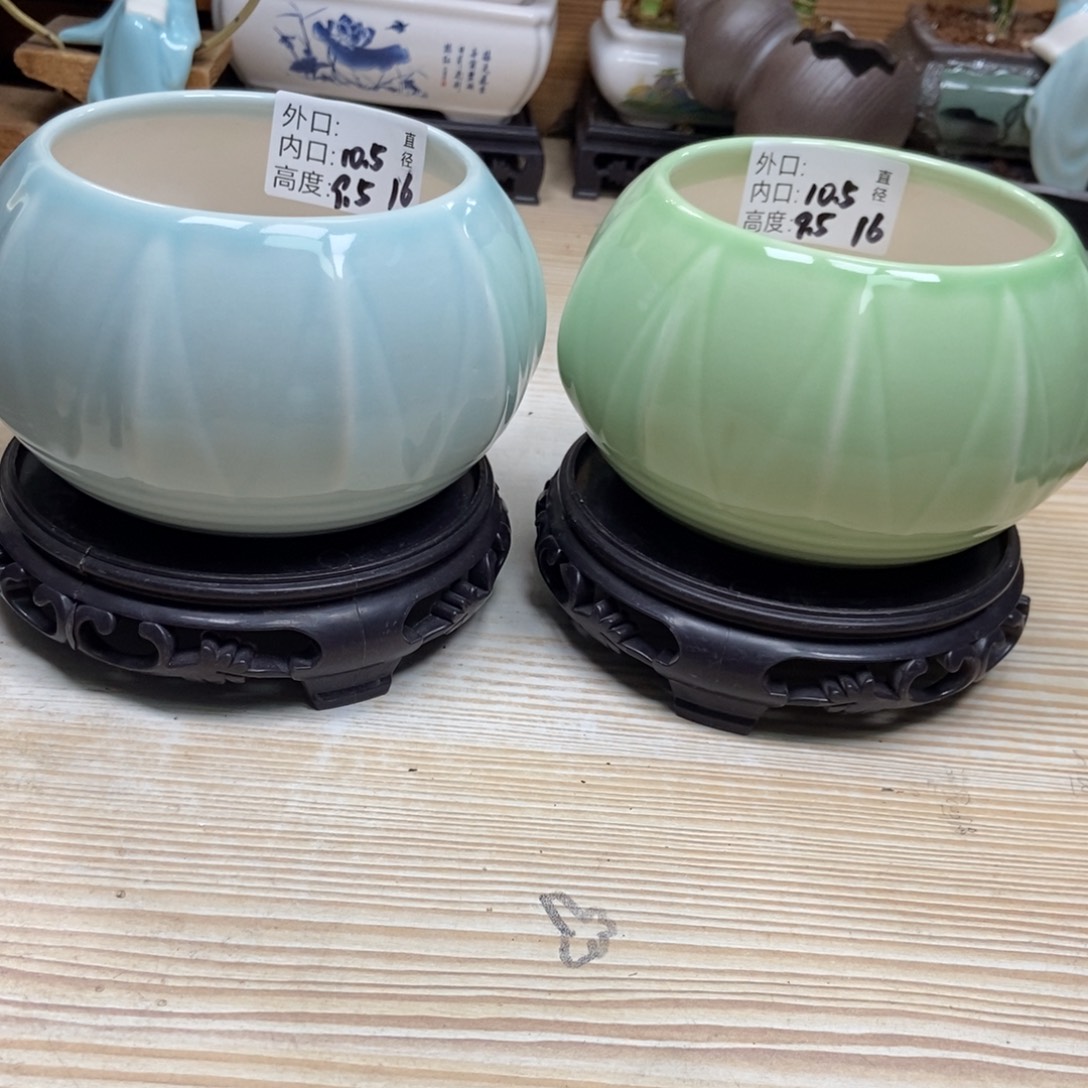 瓷片陶瓷花盆陶瓷艺术