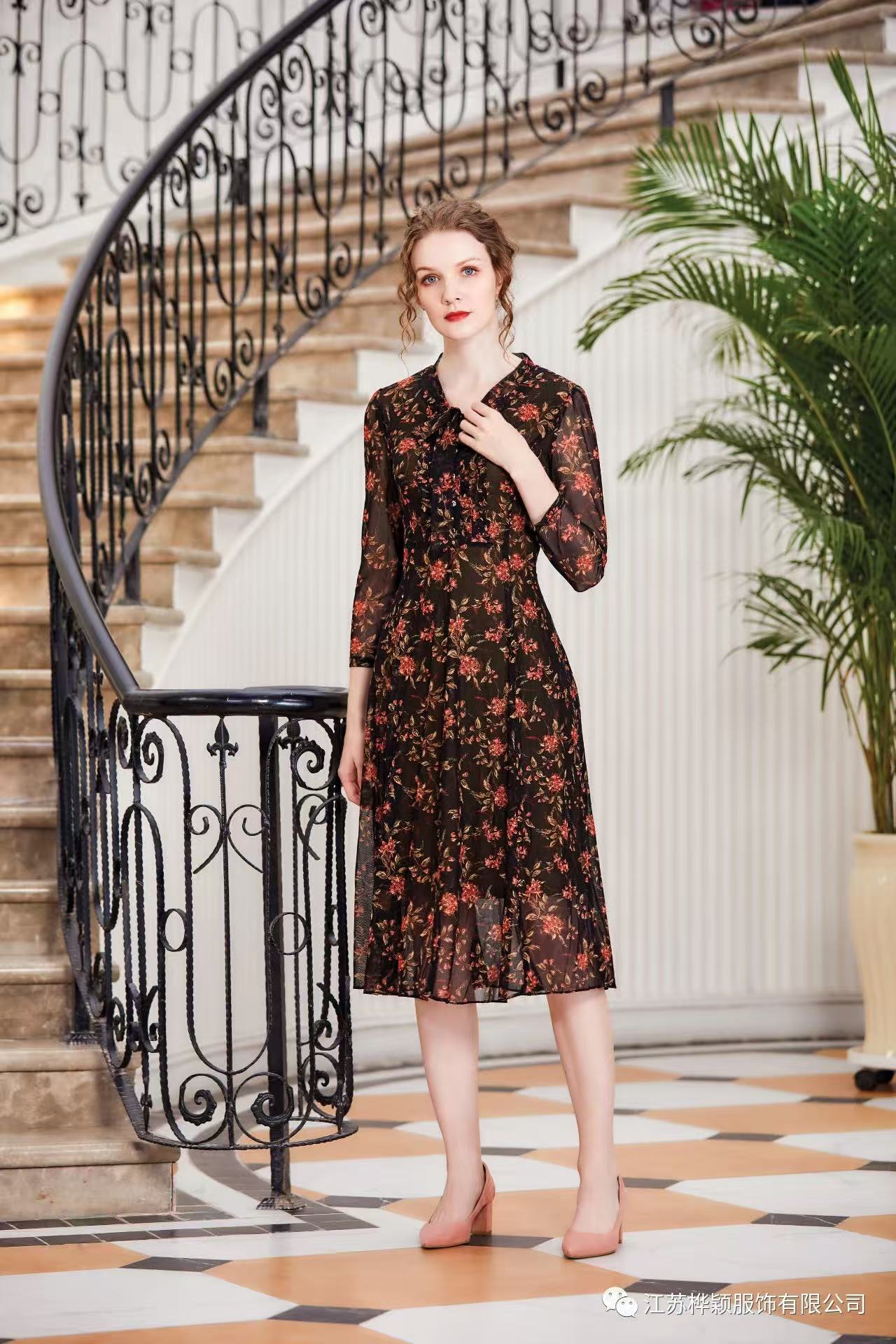 【二姐潮牌】品牌 台湾纱 连衣裙 31201