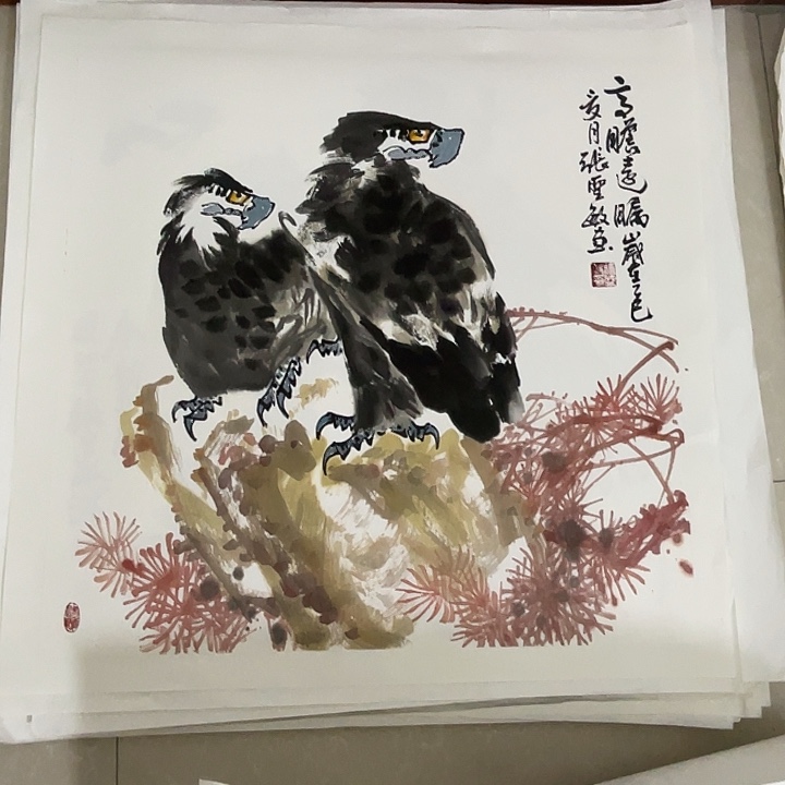 国画张圣敏先生纯手绘作品