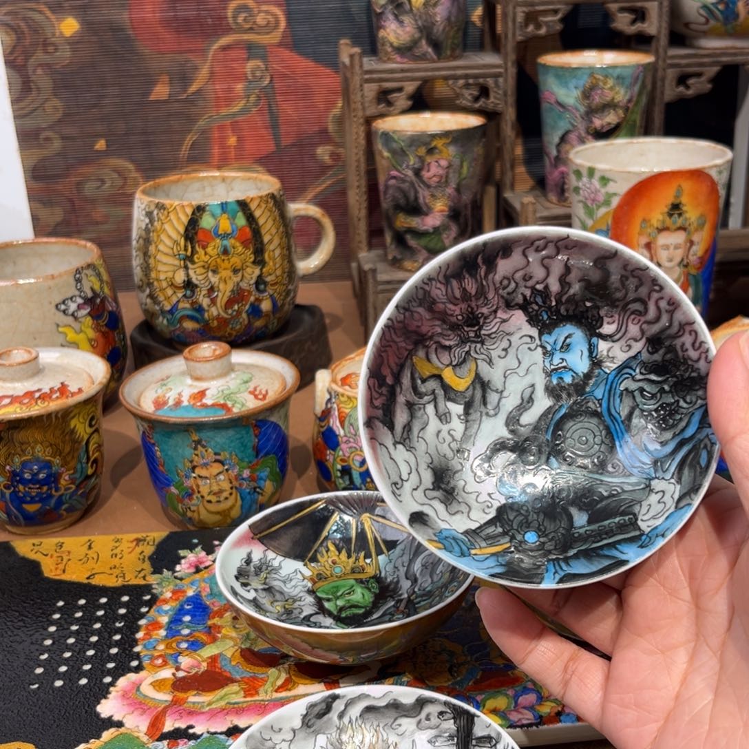 手工手绘南方增长天王