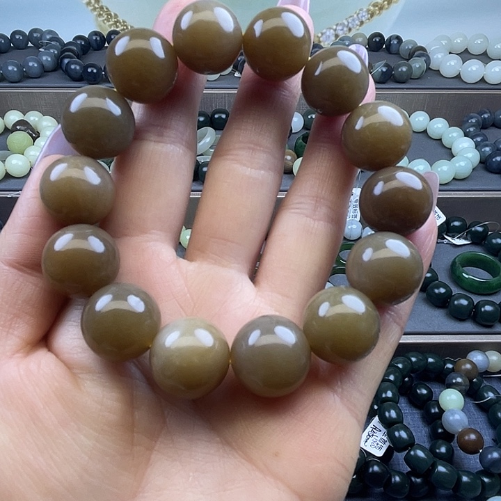 和田玉未镶嵌手链