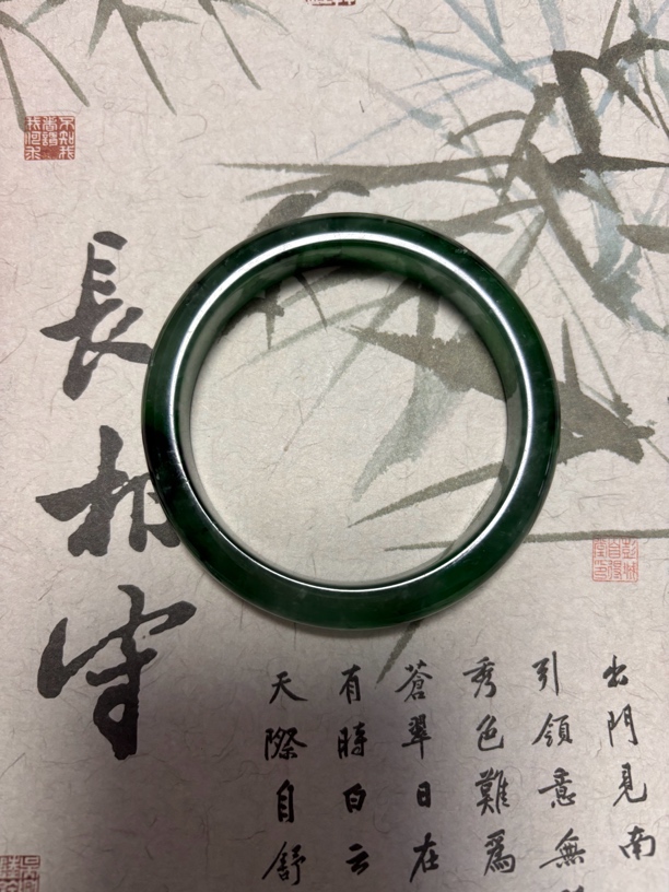 H76-五八➕绿水缅甸翡翠手镯时尚