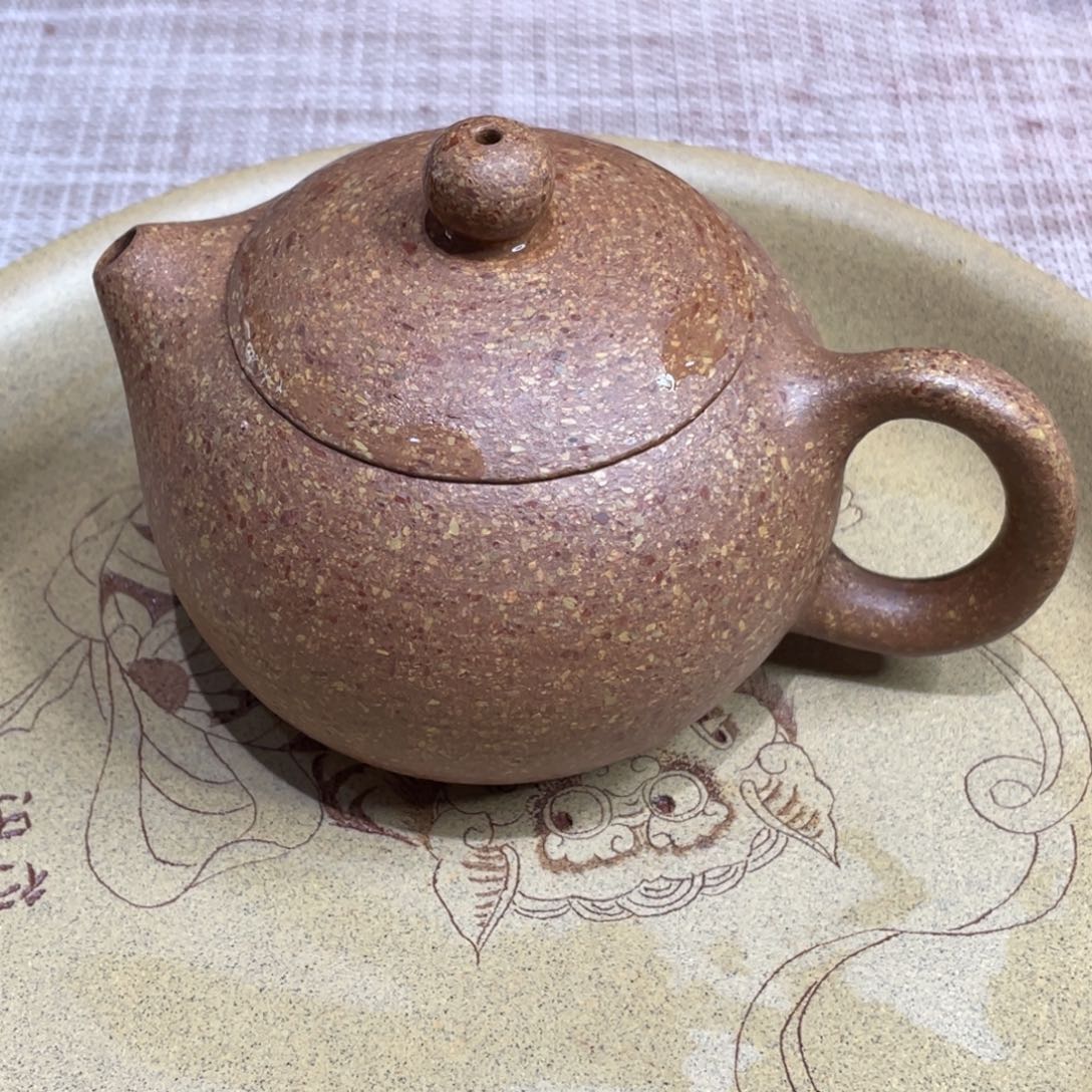 紫砂茶壶花*浓宜兴紫砂原矿紫砂壶