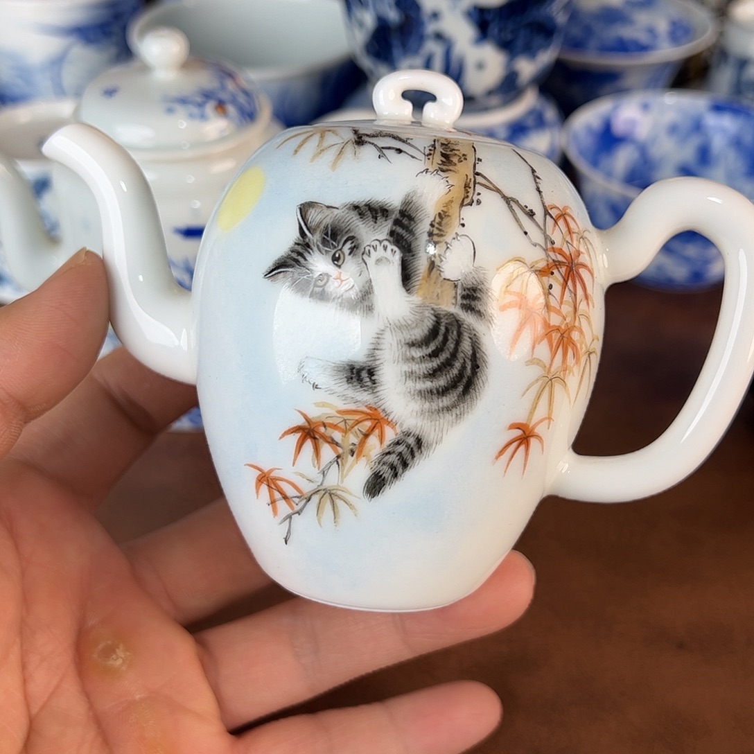 瓷片景德镇全手工手绘陶瓷