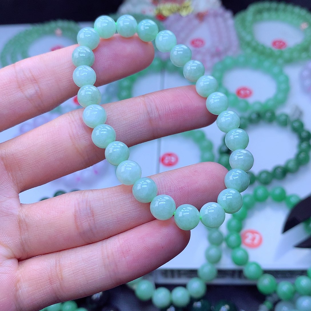 翡翠未镶嵌毛衣链