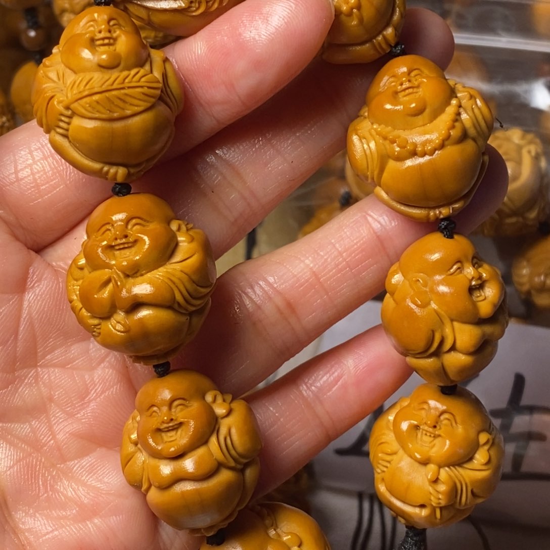 橄榄核手串/手链吃****蛋八大弥勒