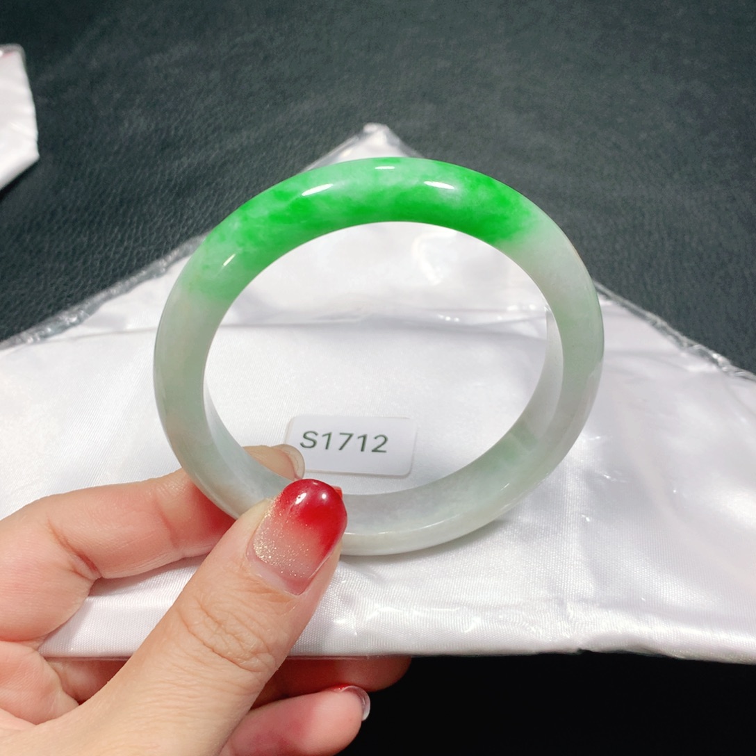 翡翠未镶嵌手镯S1712-03