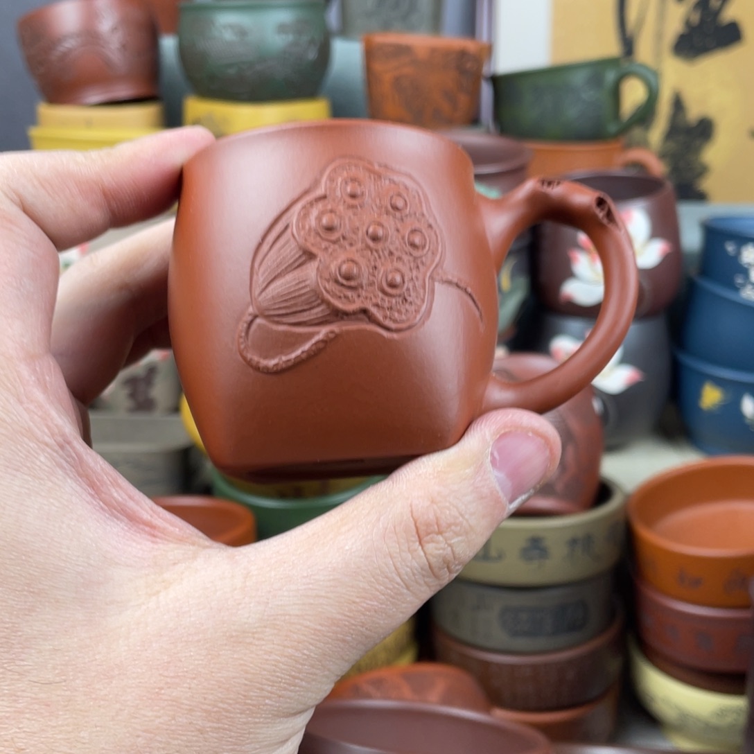 紫砂茶杯紫砂茶杯