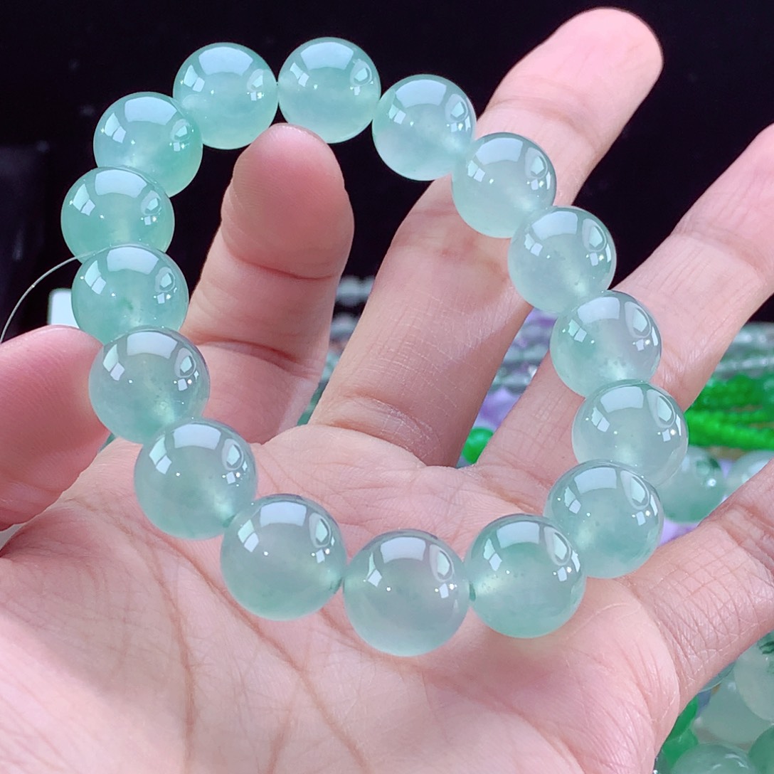 翡翠手链未镶嵌卡13