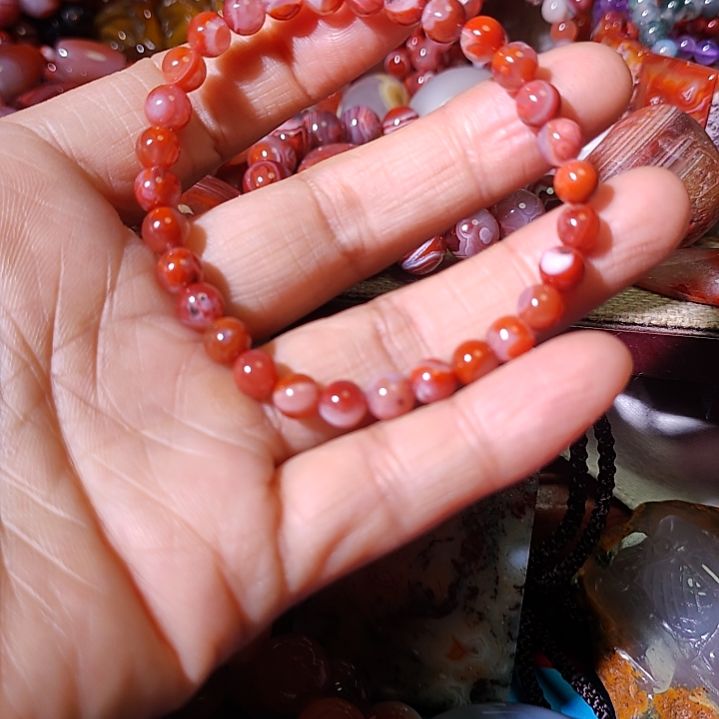 玛瑙/玉髓手链未镶嵌