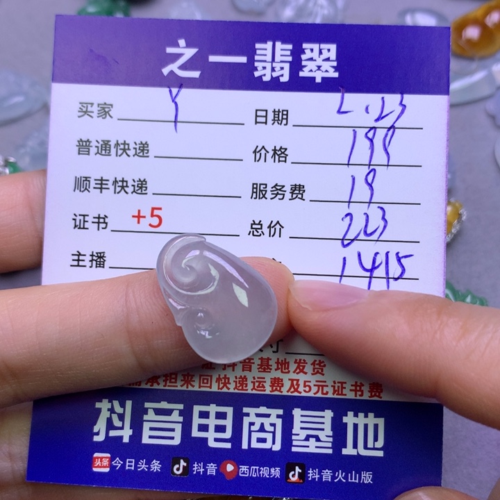 翡翠颈饰未镶嵌Y****?翡翠