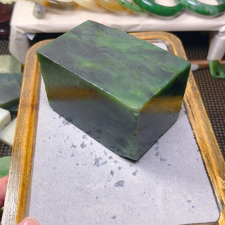 未镶嵌和田玉珠宝半成品蜜****1