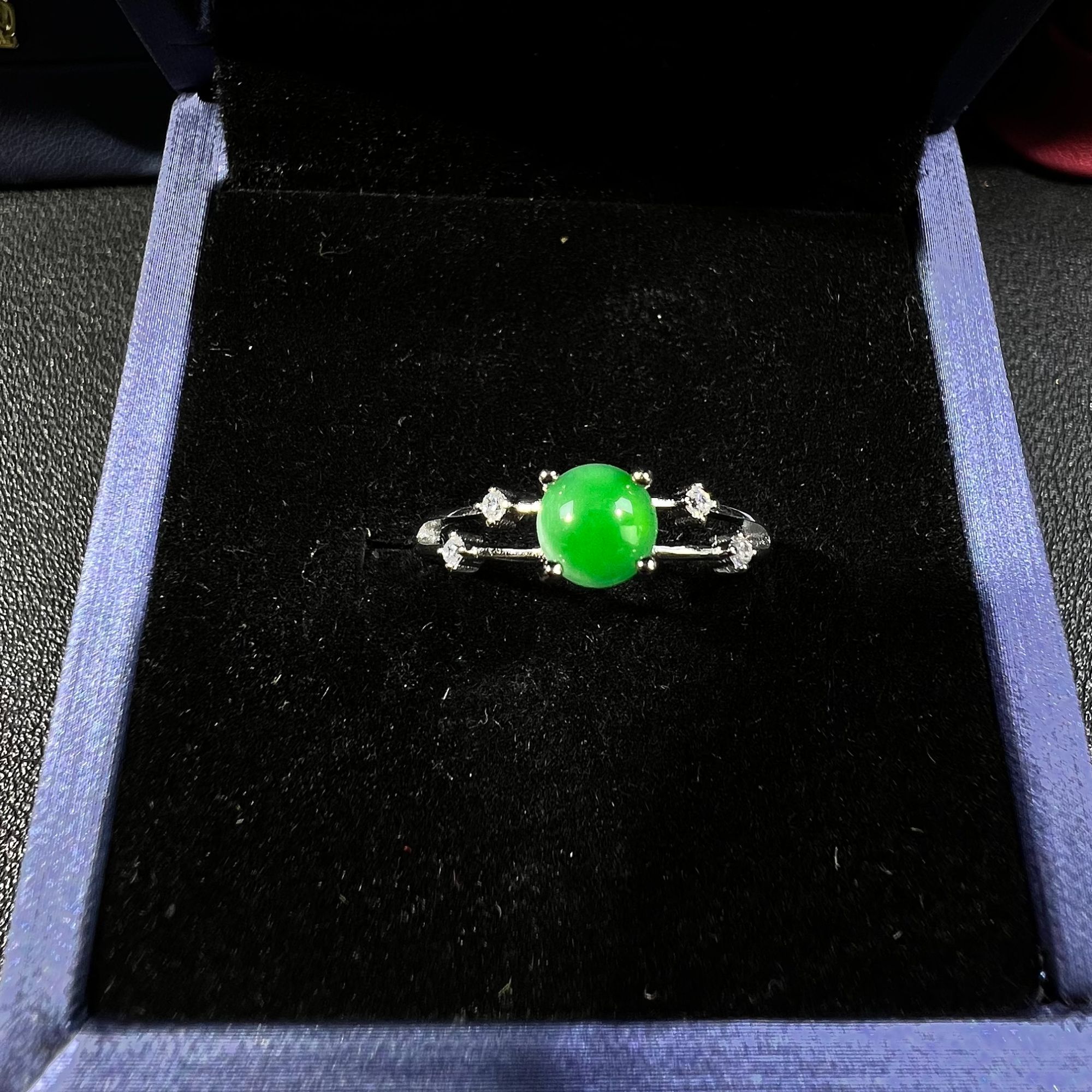 翡翠蛋面订制戒指（新人福利）