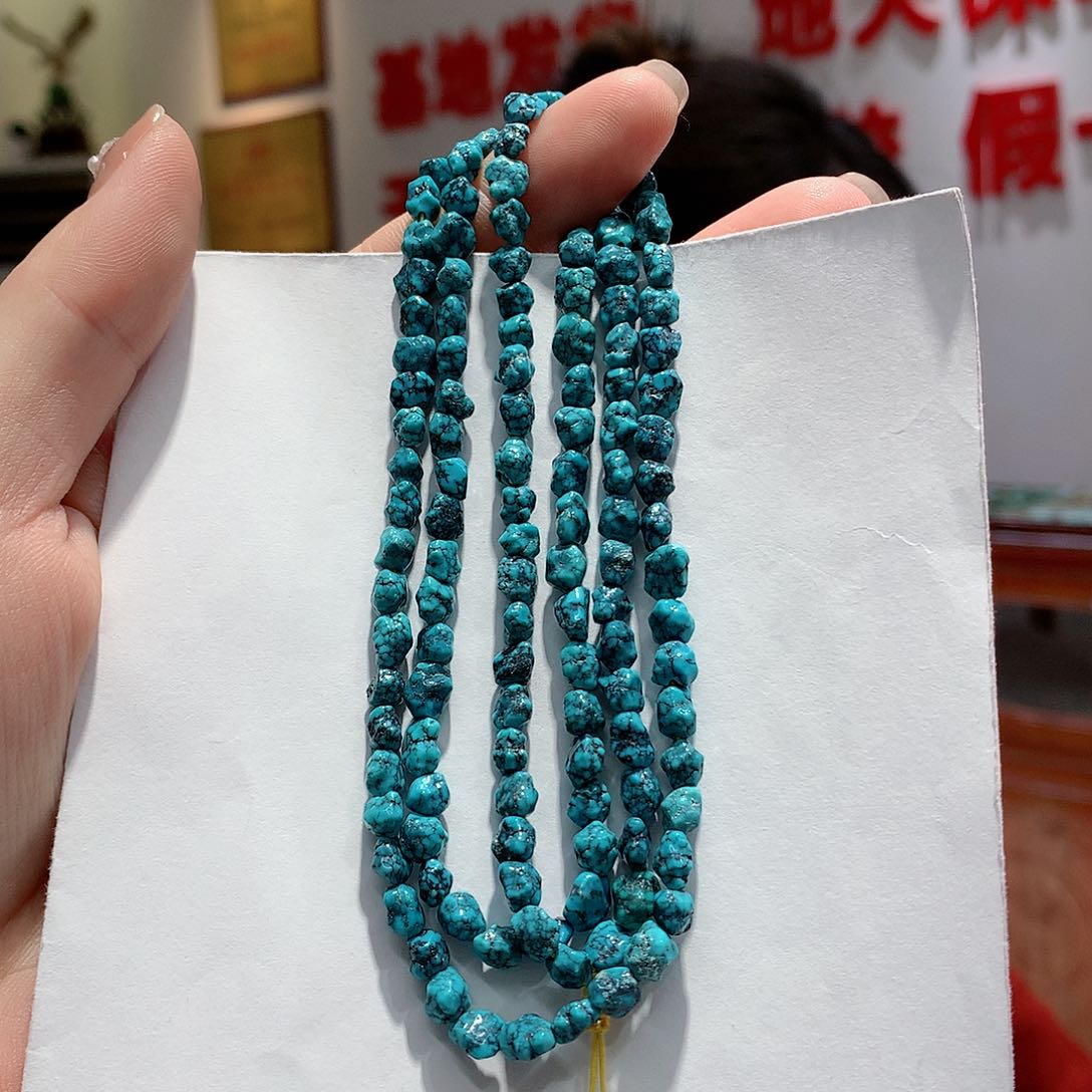 绿松石长链未镶嵌