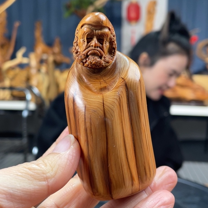 柏木（崖柏）手把件