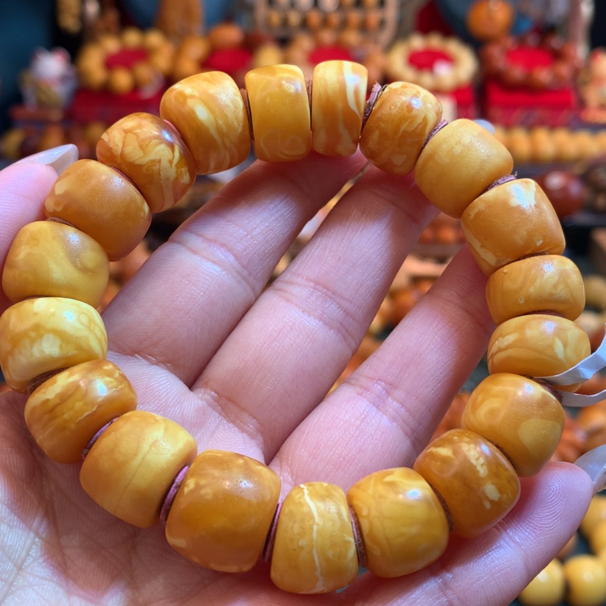 【闪购商品】蜜蜡手串未镶嵌蜜蜡手串