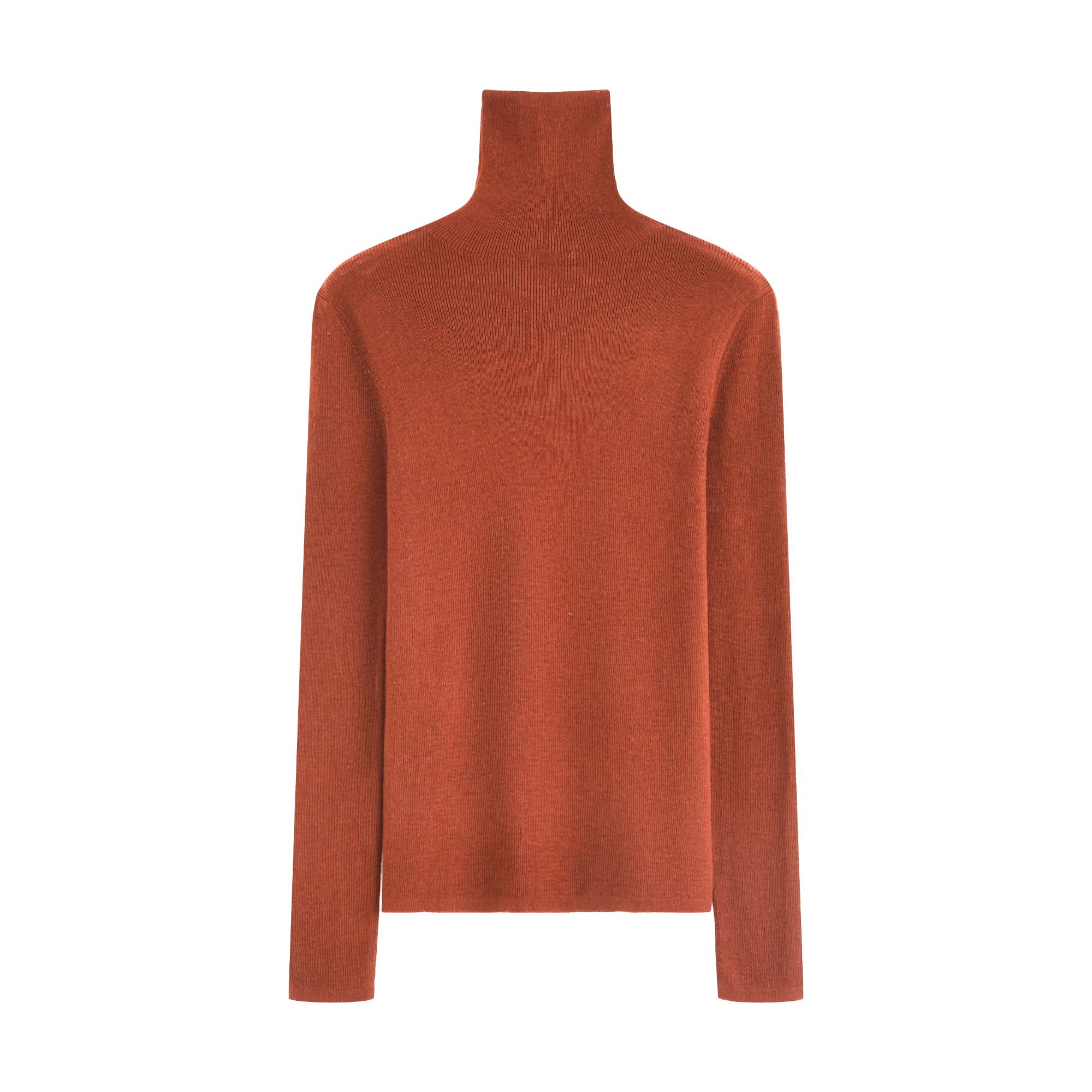 含羊毛净版可机洗常规针织衫女装打底衫高领 H 2002