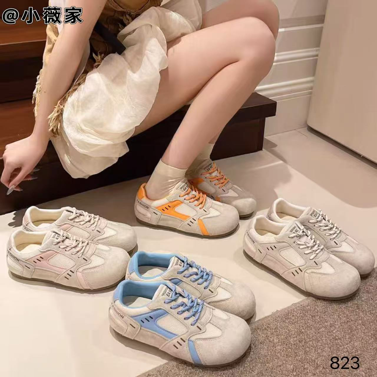 823女士透网德训鞋2025夏季新款