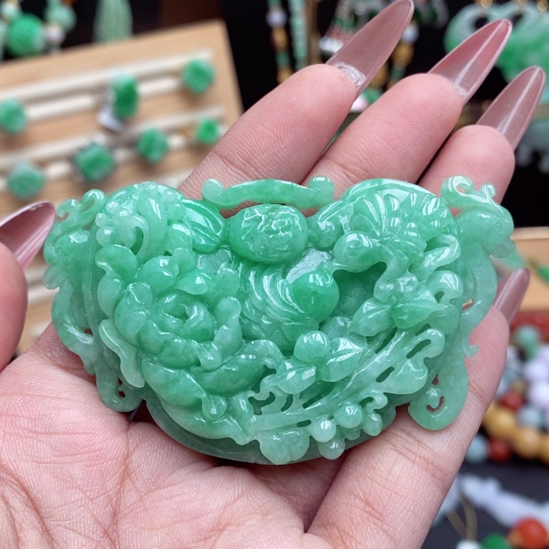 颈饰未镶嵌翡翠翡翠吊坠