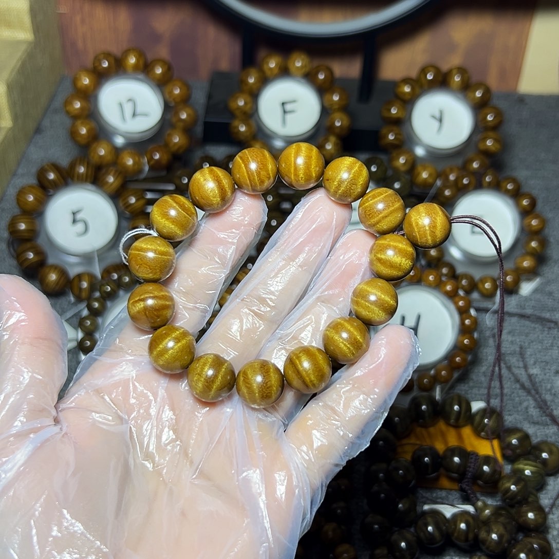 手串/手链金丝楠枯木1.5水波