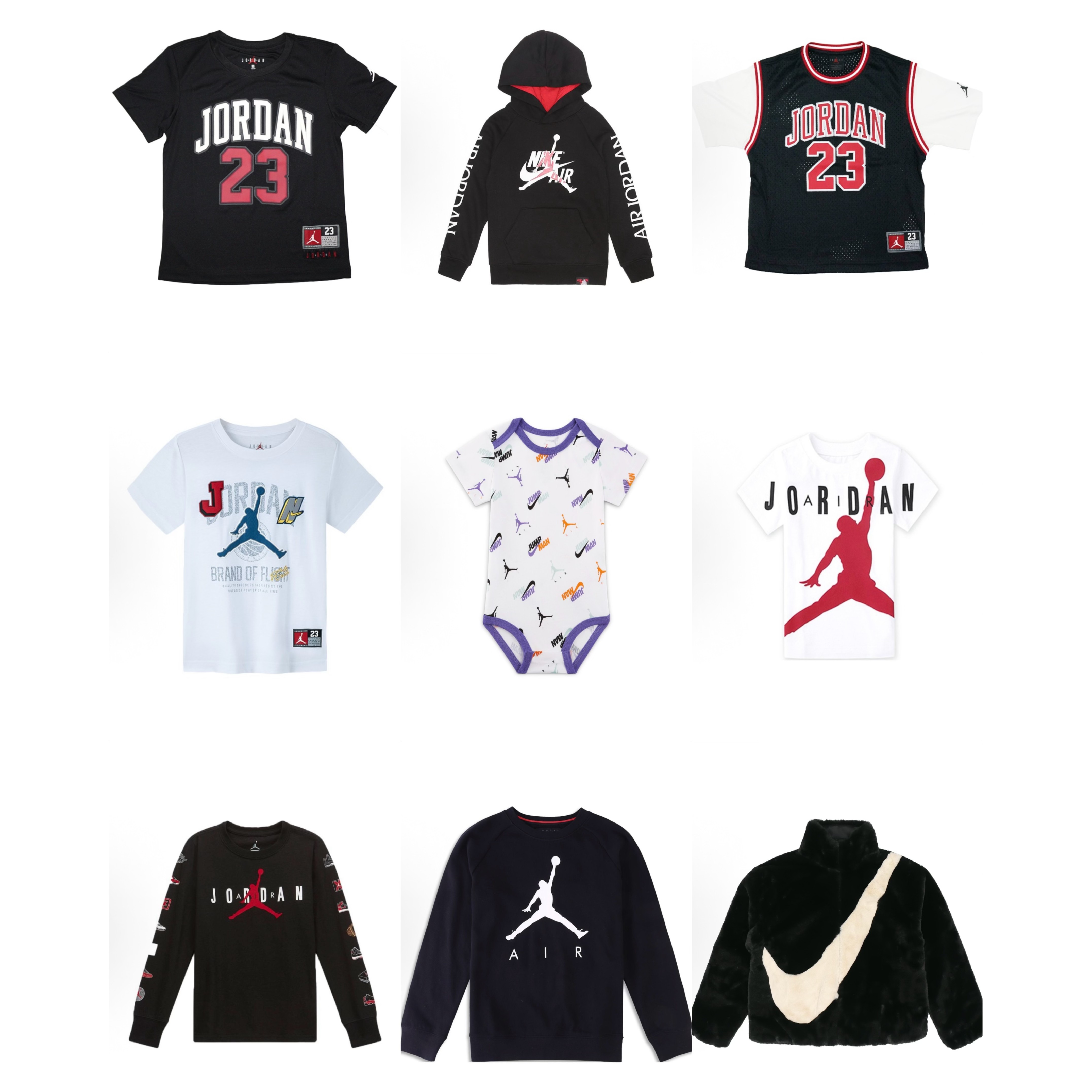 【小六专属】Nike/耐克 Air Jordan 多色短袖（需要备注）