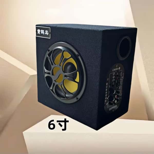 黄鹂鸟6寸蓝牙音响低音炮12v24v220v车载家用蓝牙u盘声卡投影仪