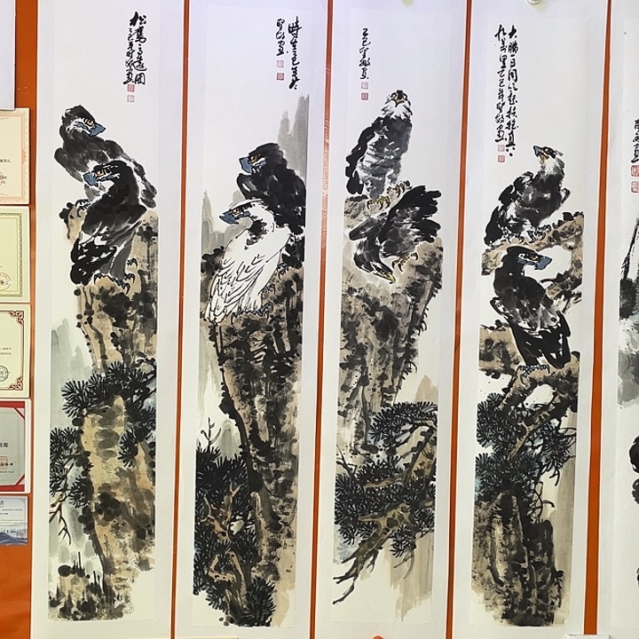 国画张圣敏先生纯手绘作品