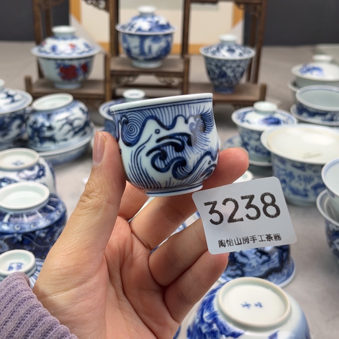 景德镇陶瓷手绘杯3238燕子