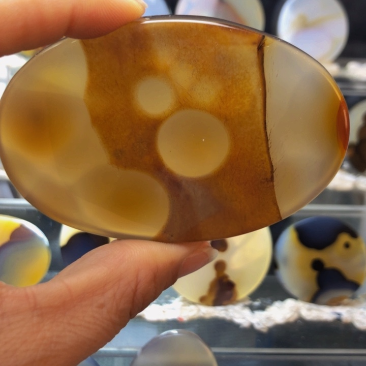 合金玛瑙/玉髓珠宝奇石159有瑕