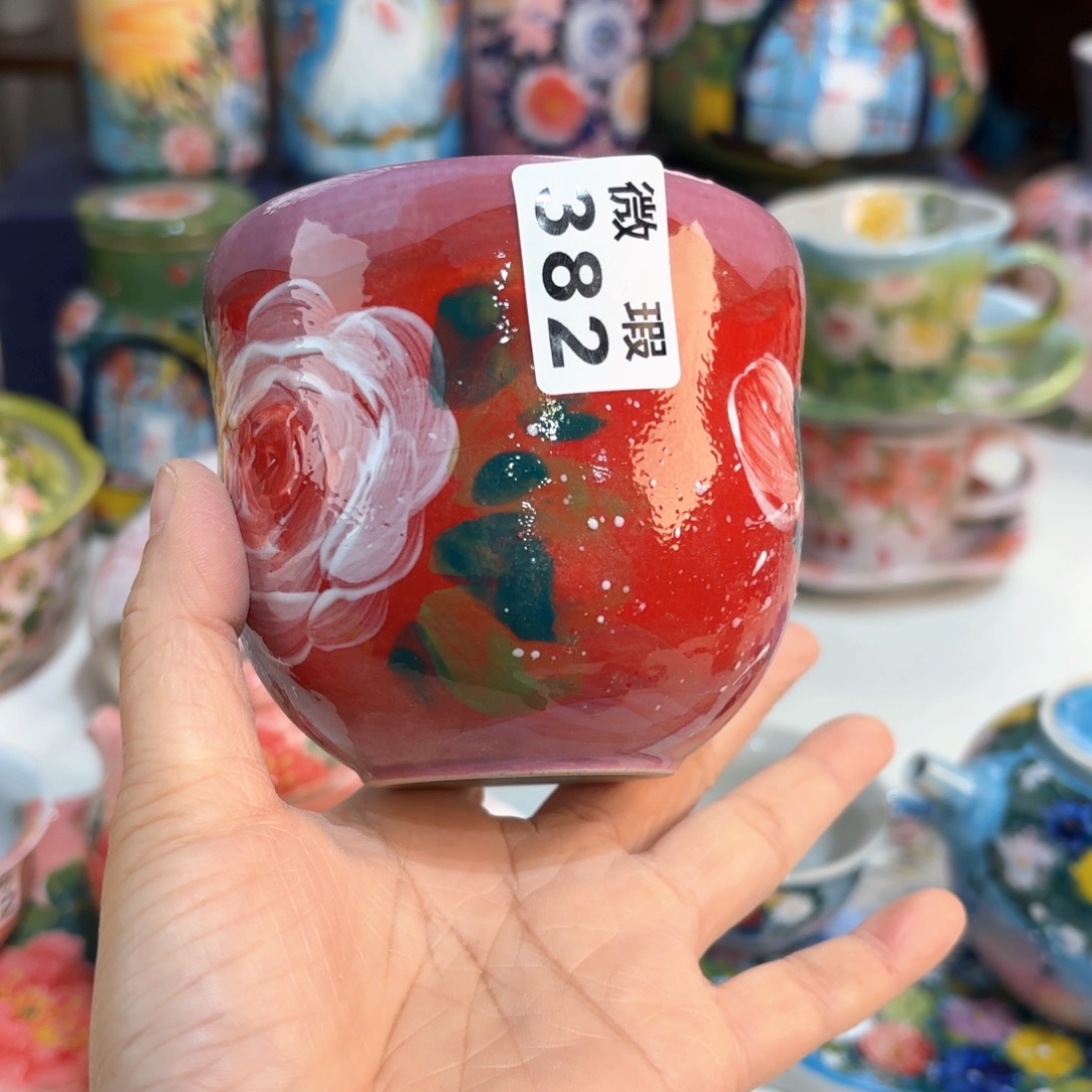 景德镇手绘高温釉下彩陶瓷茶具